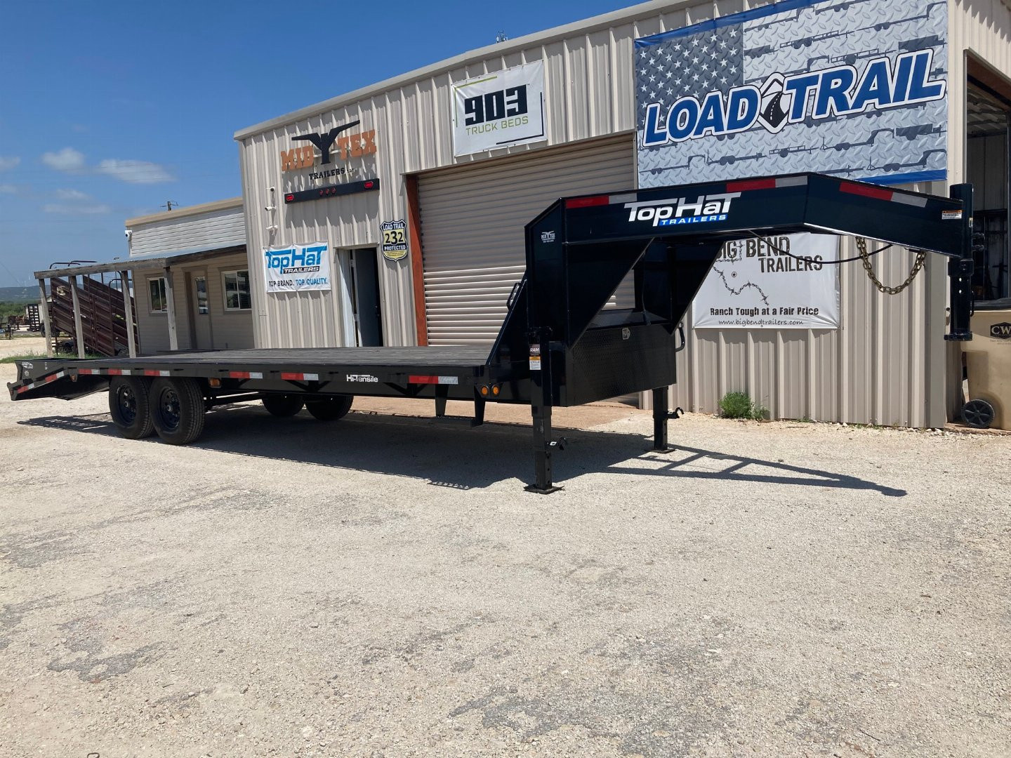 New 2025 TOP HAT 20'+5'X102" GN Deckover Trailer