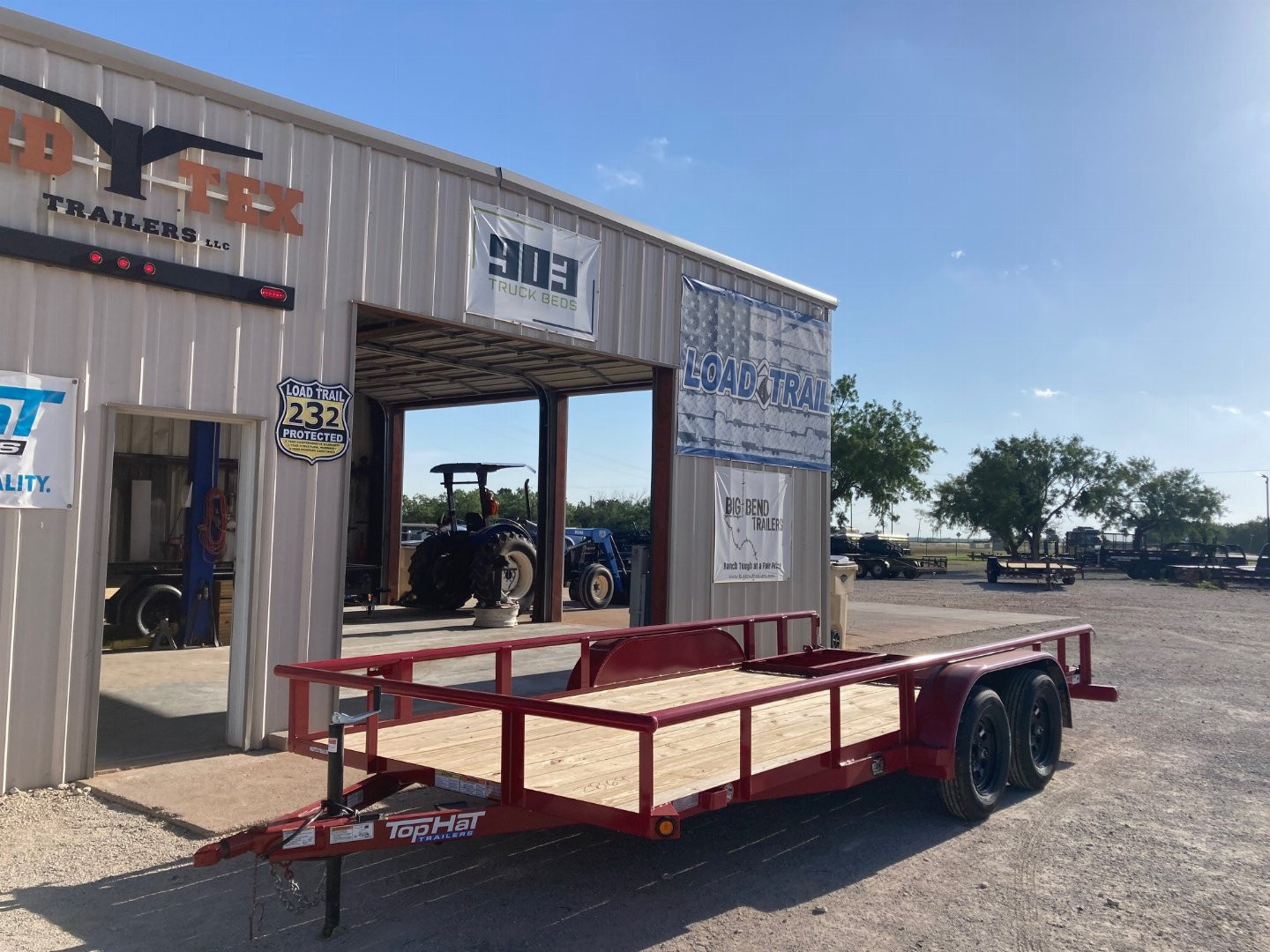 New 2025 Top Hat 16' x 83" MP Utility Trailer