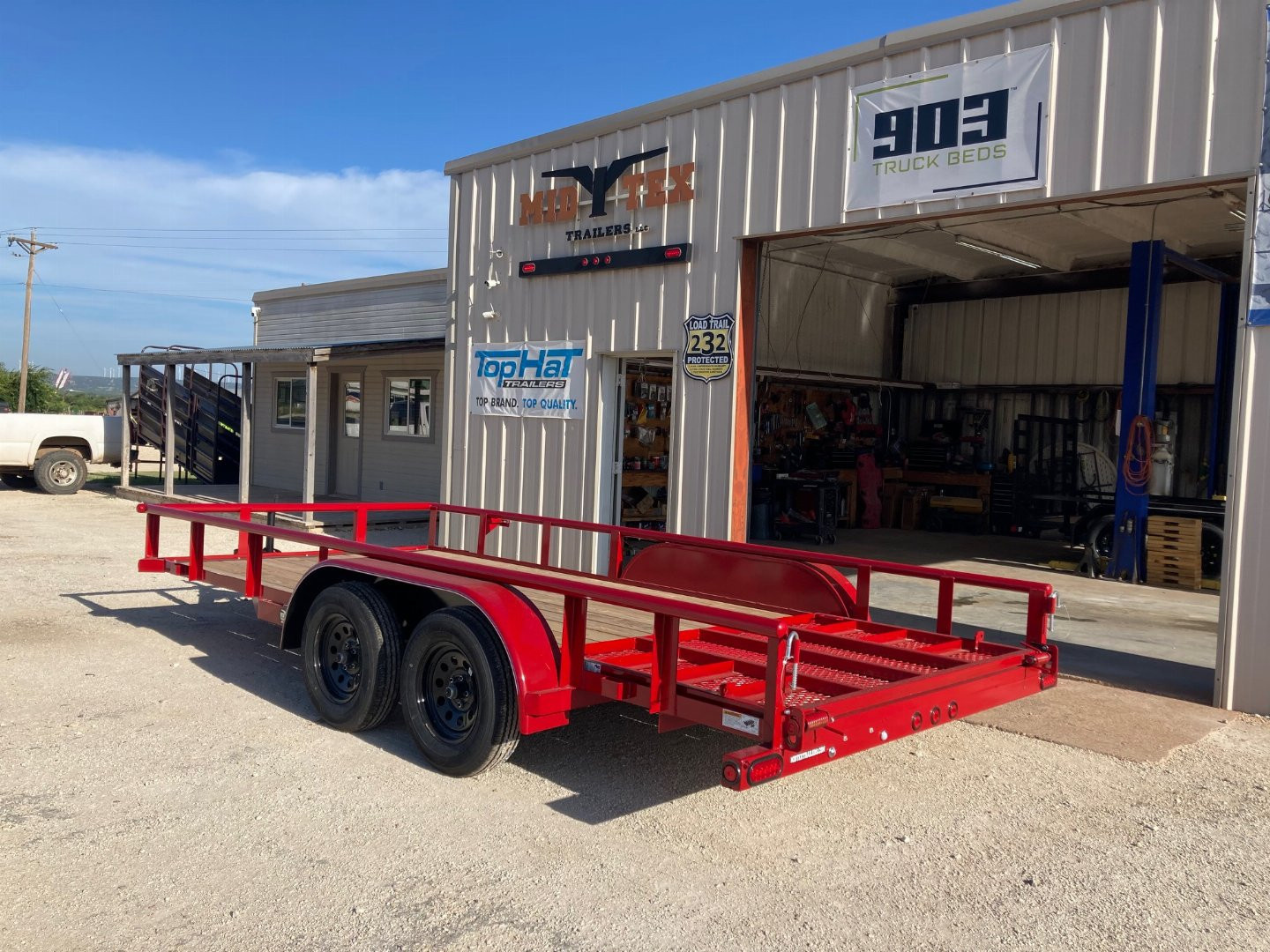 New 2025 Top Hat 16' x 83" MP Utility Trailer