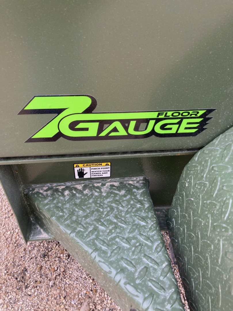 New 2025 Load Trail 14' x 83" Tandem Axle Dump Low-Pro Dump Trailer(Army Green)