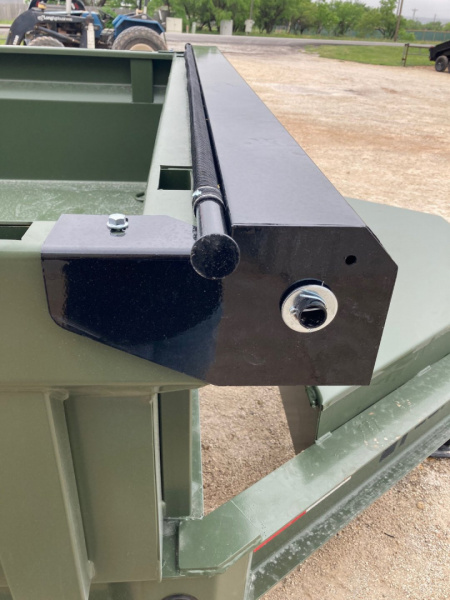 New 2025 Load Trail 14' x 83" Tandem Axle Dump Low-Pro Dump Trailer(Army Green)