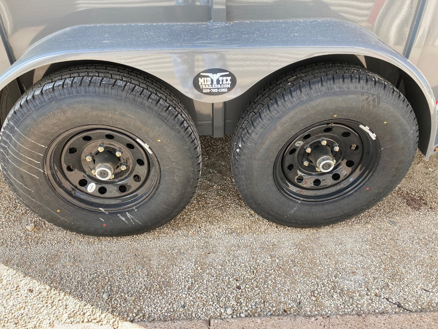 New 2025 Delco Stock Trailer Bumper Pull 6' X 16'