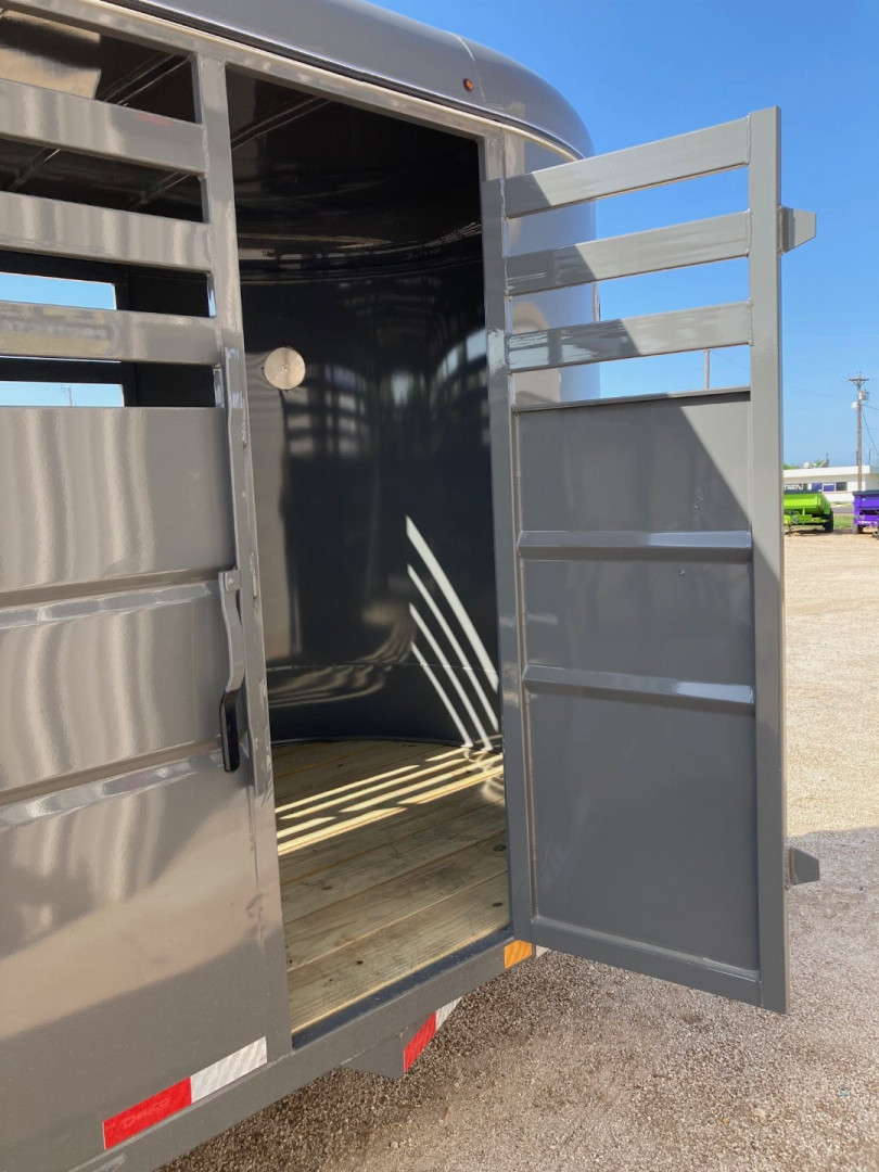 New 2025 Delco Stock Trailer Bumper Pull 6' X 16'