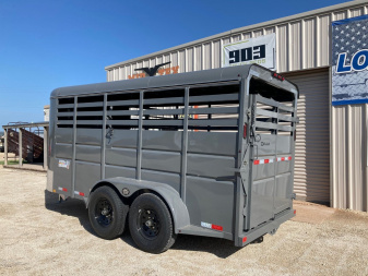 New 2025 Delco Stock Trailer Bumper Pull 6' X 16'