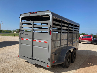 New 2025 Delco Stock Trailer Bumper Pull 6' X 16'