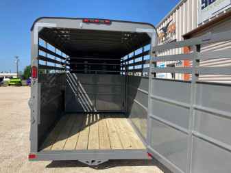 New 2025 Delco Stock Trailer Bumper Pull 6' X 16'