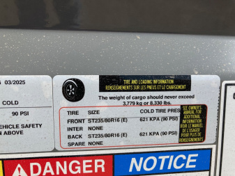 New 2025 Delco Stock Trailer Bumper Pull 6' X 16'