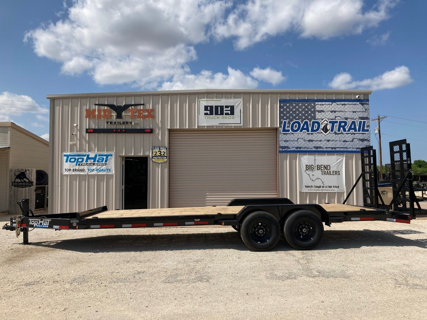New 2025 Top Hat 22'X83" Equipment Trailer