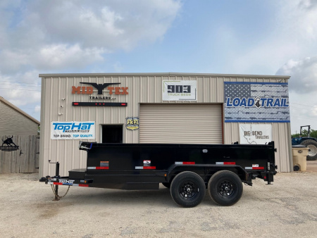 New 2025 Top Hat 14' x 83" Dump Trailer