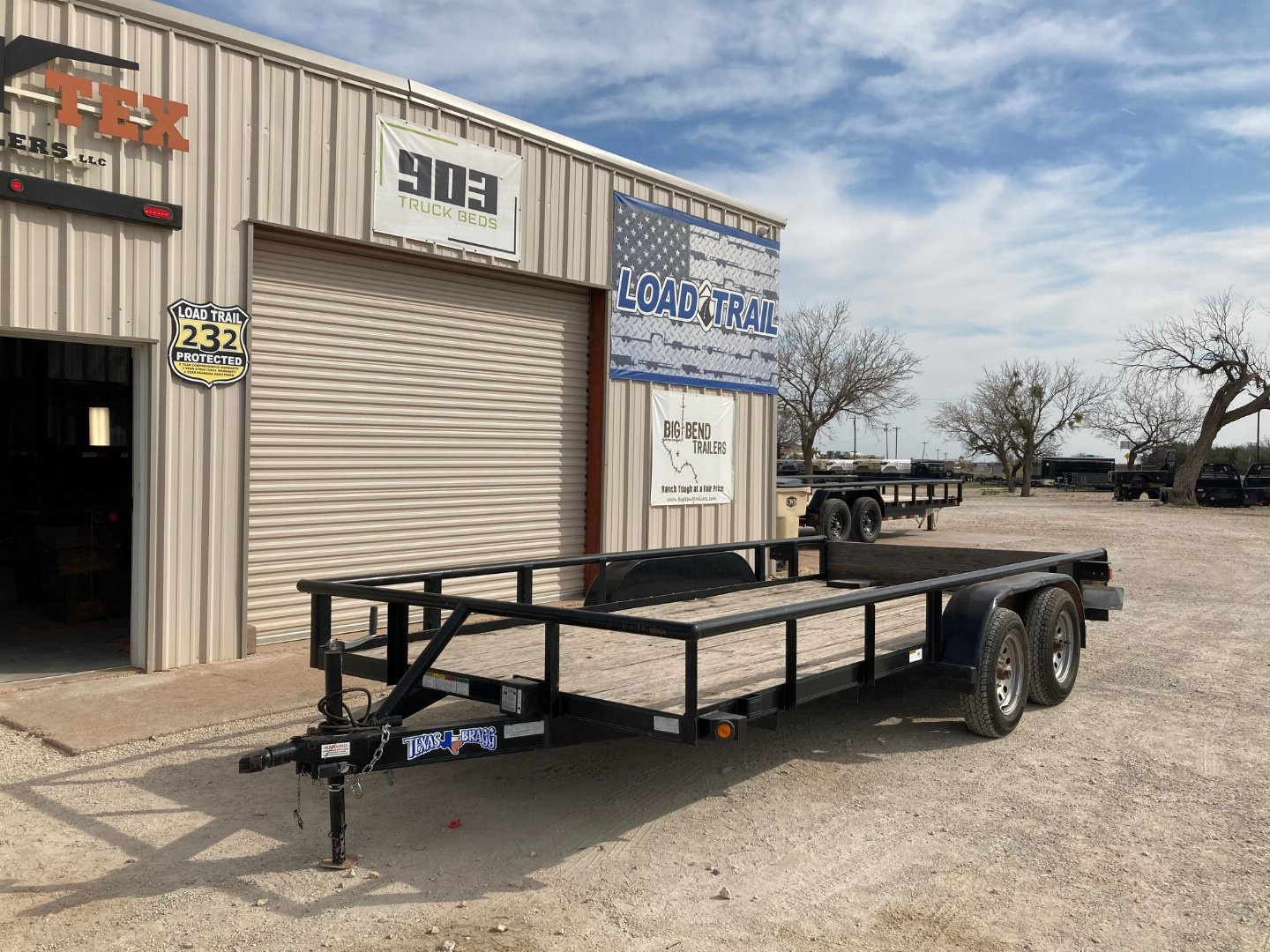 Used 2018 Texas Bragg 16' Utility Trailer