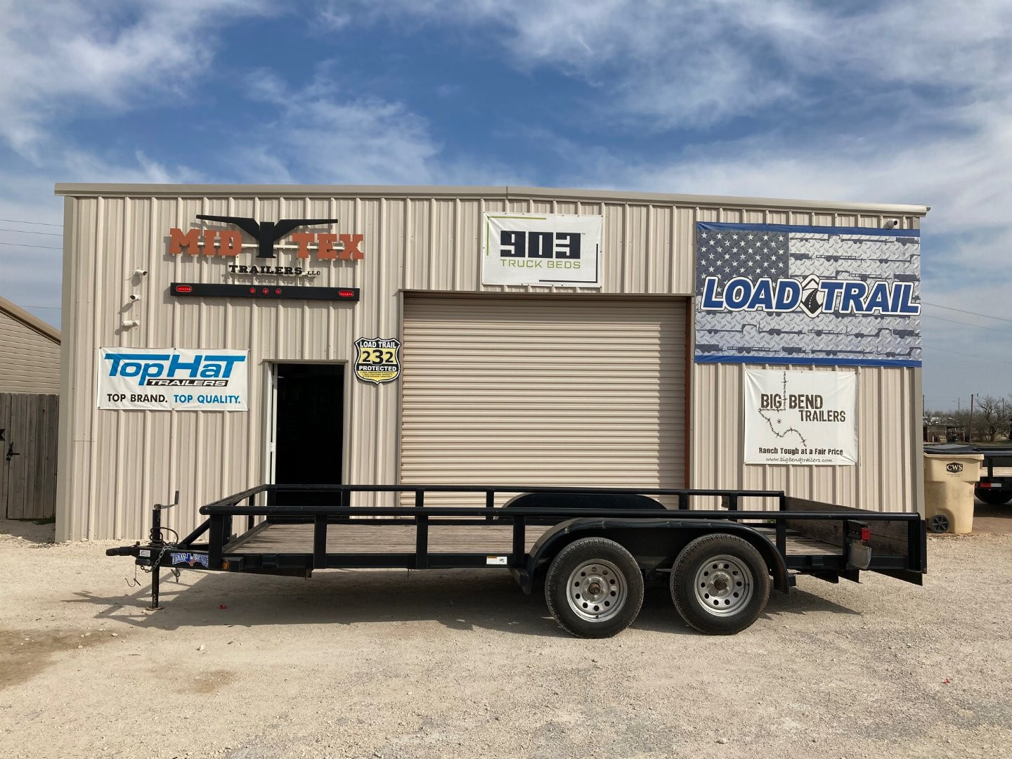 Used 2018 Texas Bragg 16' Utility Trailer