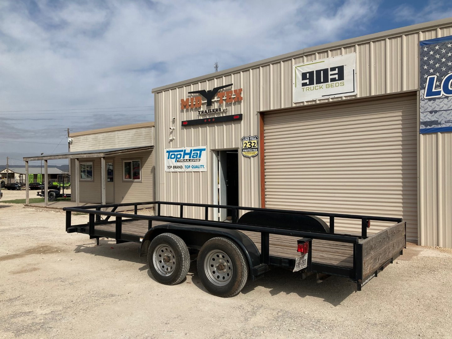 Used 2018 Texas Bragg 16' Utility Trailer
