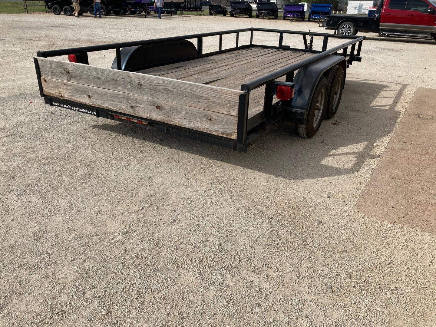 Used 2018 Texas Bragg 16' Utility Trailer