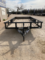 Used 2018 Texas Bragg 16' Utility Trailer