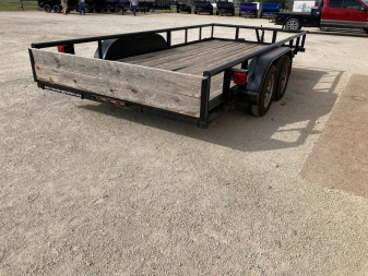 Used 2018 Texas Bragg 16' Utility Trailer