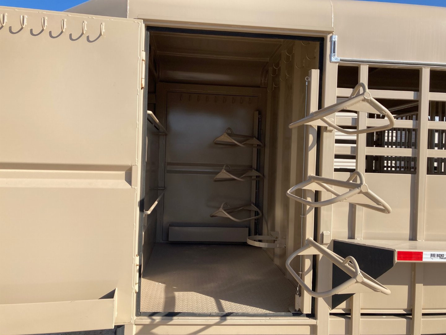 New 2024 Big Bend GN 24' X 6'8" Stock Trailer With Deluxe Tack/Butterfly Gate