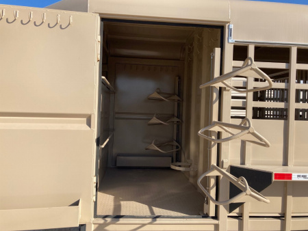 New 2024 Big Bend GN 24' X 6'8" Stock Trailer With Deluxe Tack/Butterfly Gate