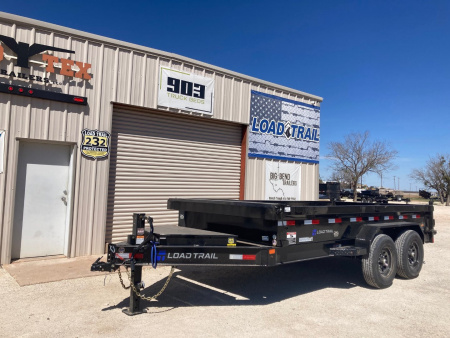 New 2025 Load Trail 14' x 83" Tandem Axle Dump Trailer 8" I-Beam Frame