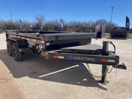 New 2025 Load Trail 14' x 83" Tandem Axle Dump Trailer 8" I-Beam Frame