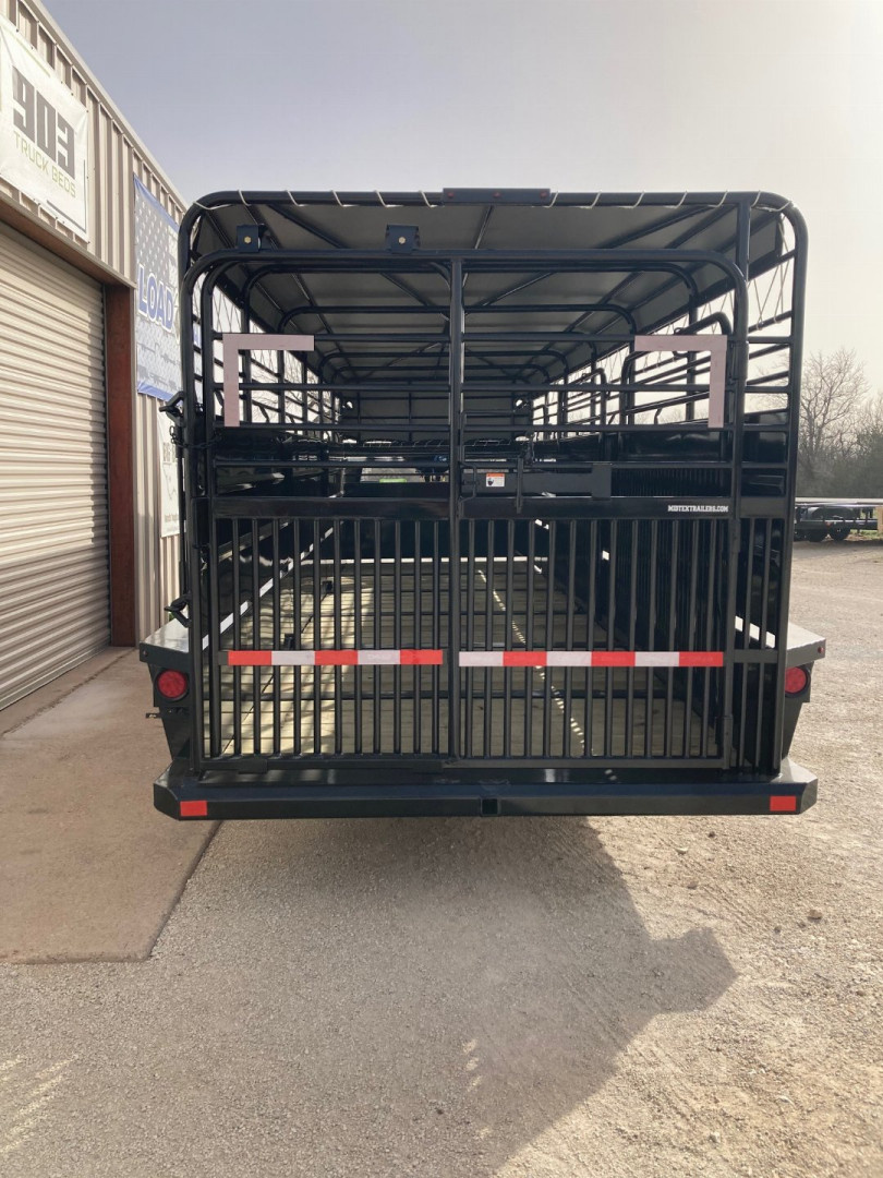 New 2025 Delco 24'x6'8" Gooseneck Stock Trailer