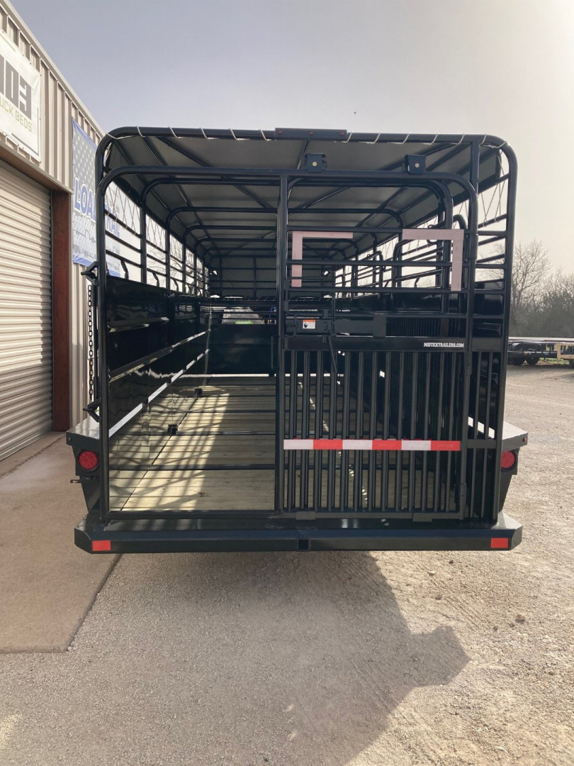 New 2025 Delco 24'x6'8" Gooseneck Stock Trailer