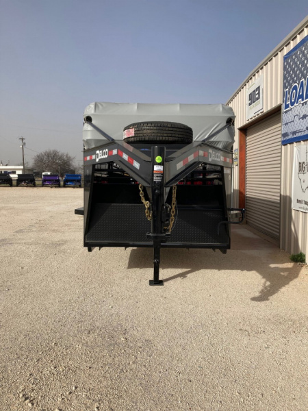 New 2025 Delco 24'x6'8" Gooseneck Stock Trailer