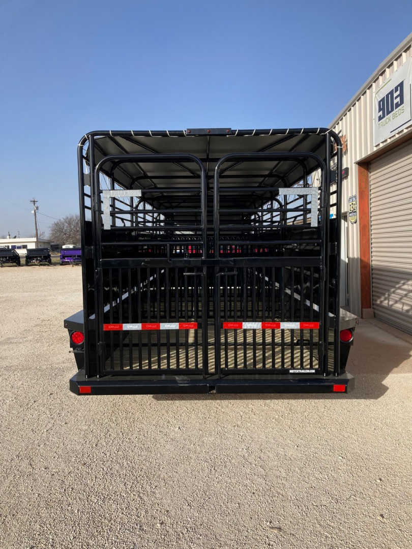 New 2025 Delco 24'x6'8" Gooseneck Stock Trailer