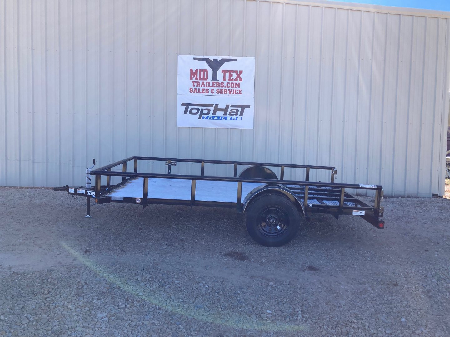 New 2025 Top Hat DSP 12X77Utility Trailer