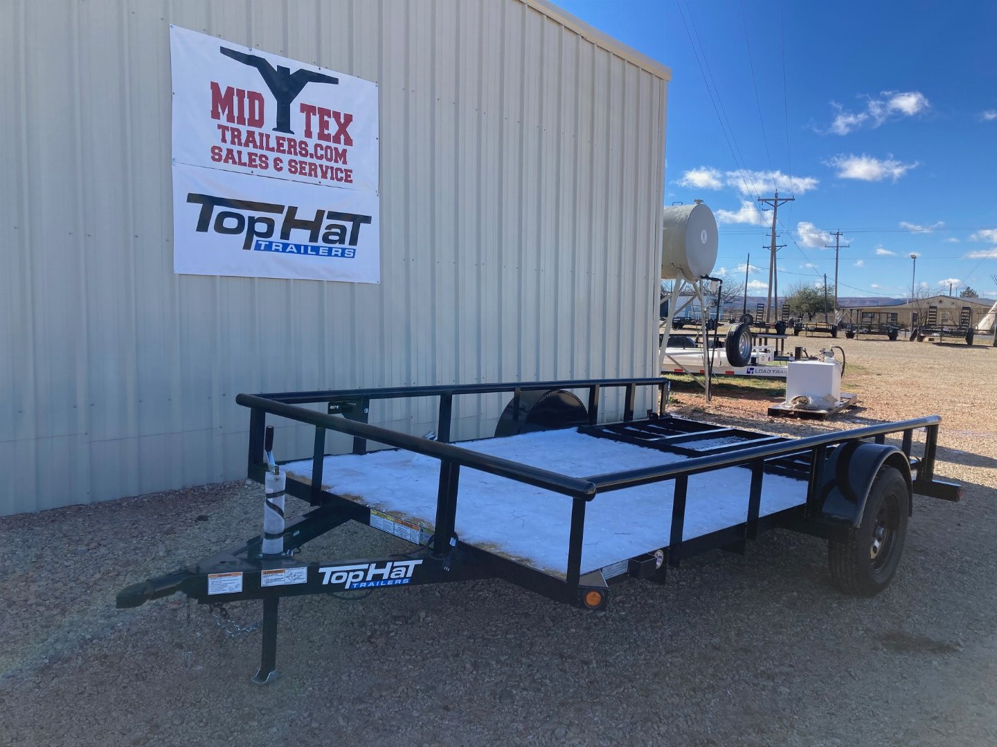 New 2025 Top Hat DSP 12X77Utility Trailer