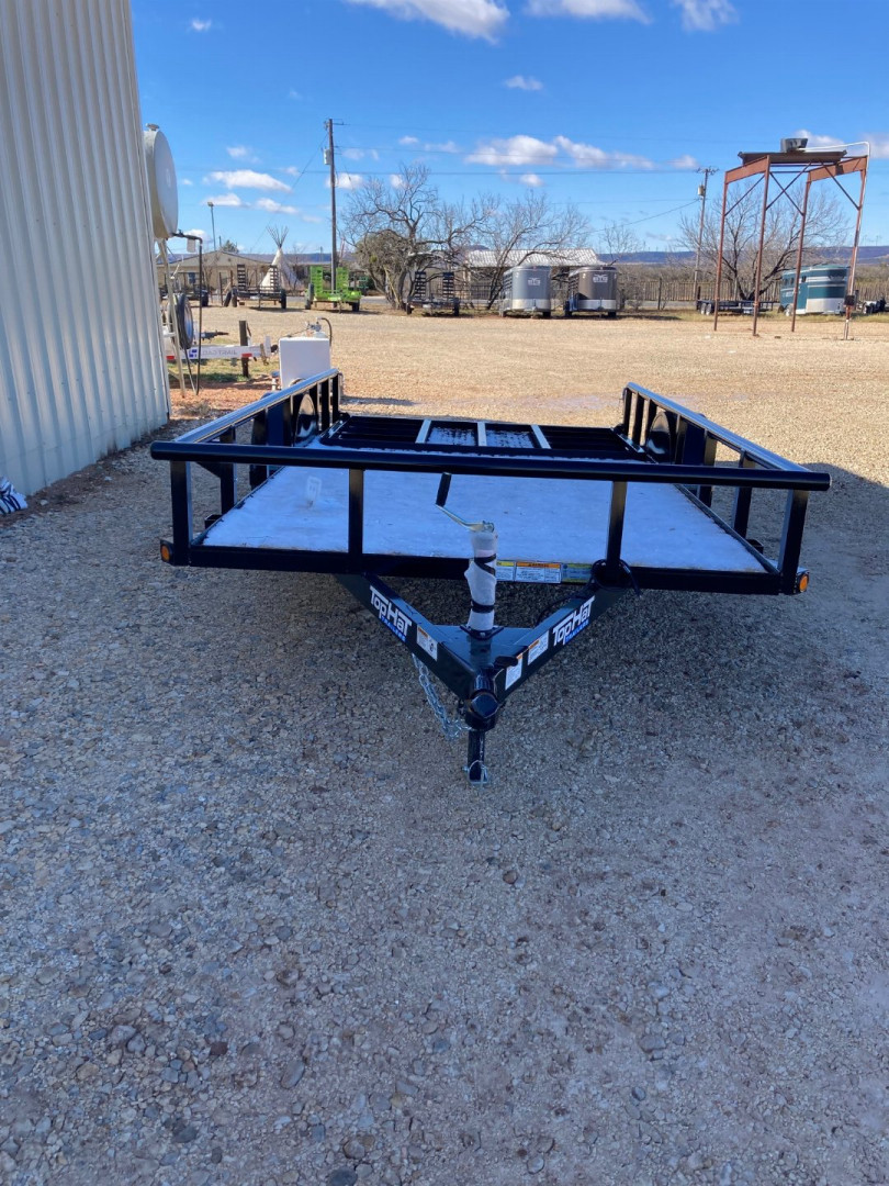 New 2025 Top Hat DSP 12X77Utility Trailer