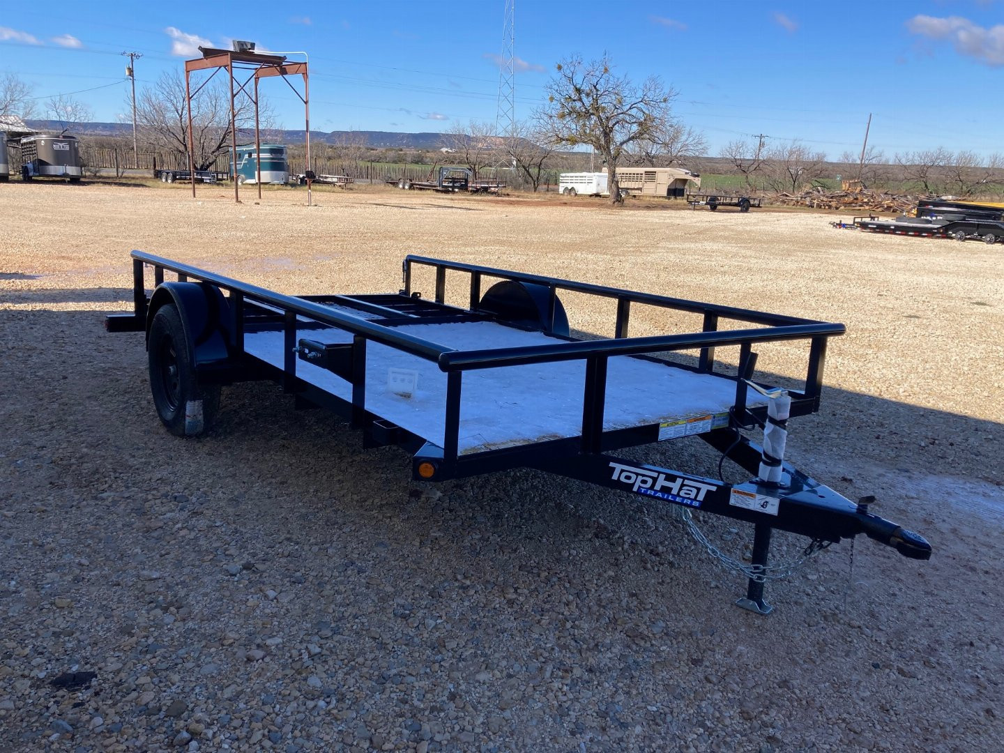 New 2025 Top Hat DSP 12X77Utility Trailer