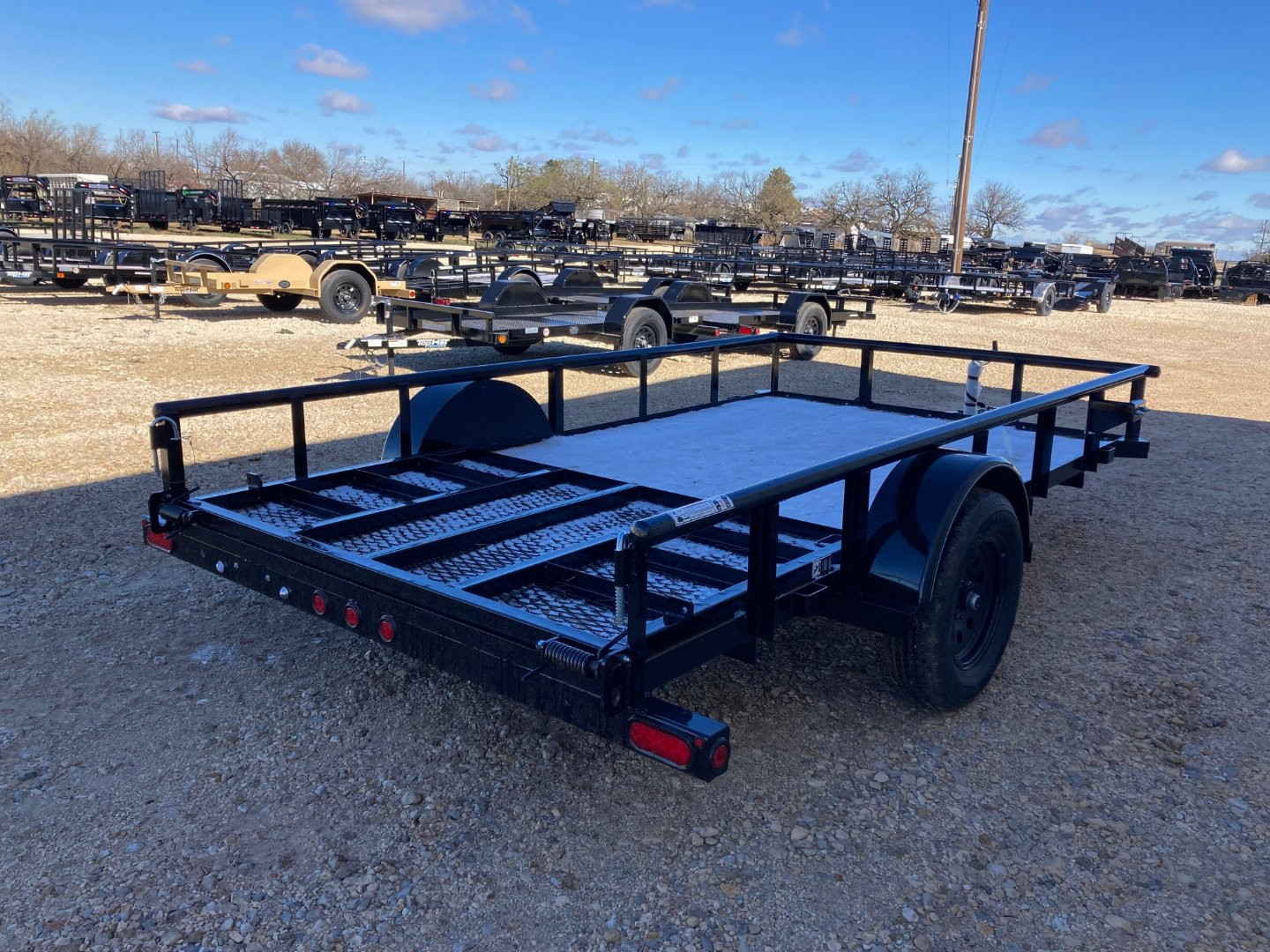 New 2025 Top Hat DSP 12X77Utility Trailer