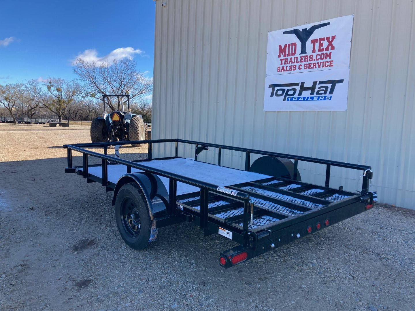 New 2025 Top Hat DSP 12X77Utility Trailer