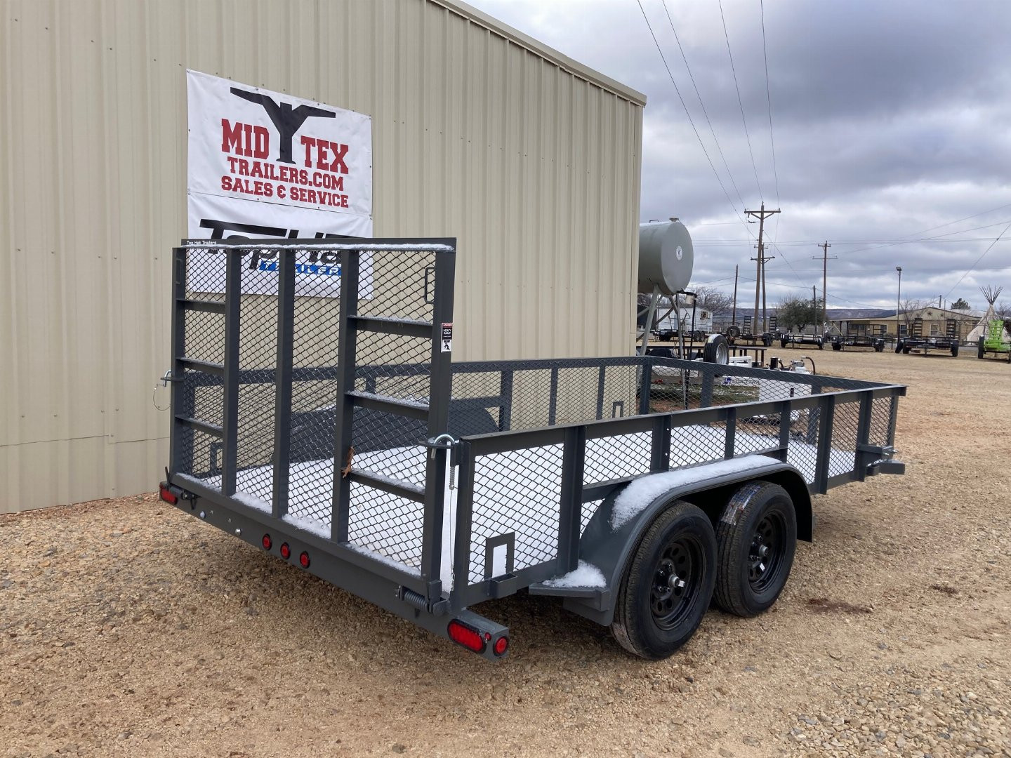 New 2025 Top Hat RAX14X83 Utility Trailer