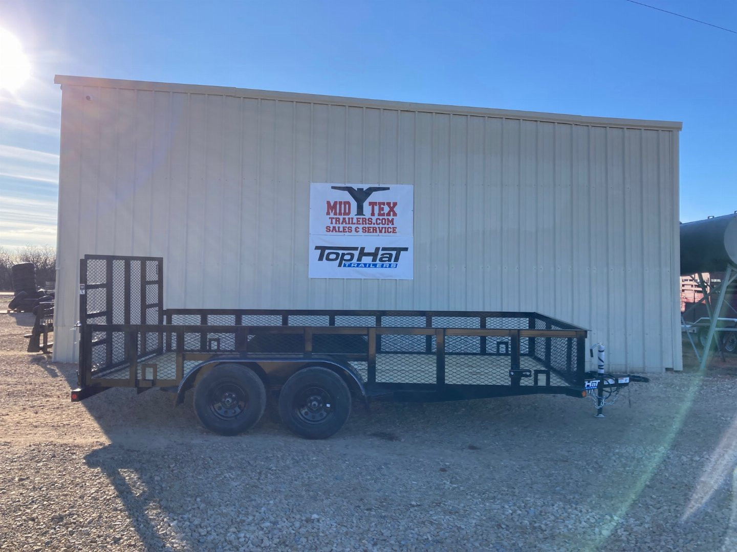 New 2025 Top Hat RAX16X83 Utility Trailer