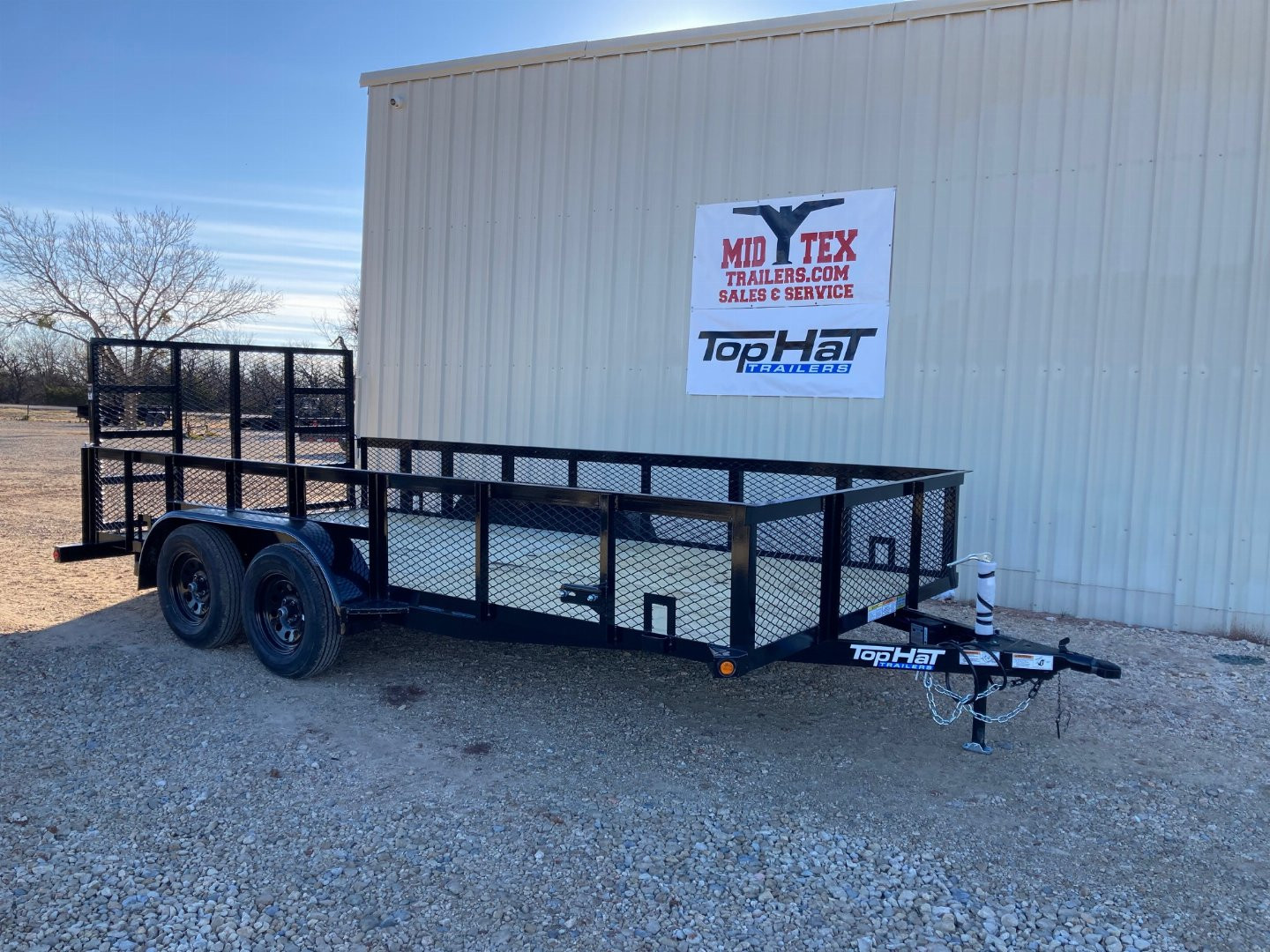 New 2025 Top Hat RAX16X83 Utility Trailer