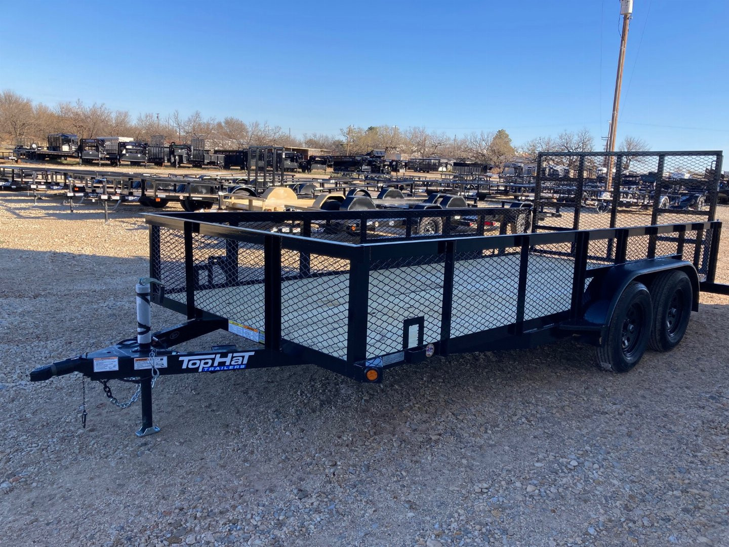 New 2025 Top Hat RAX16X83 Utility Trailer