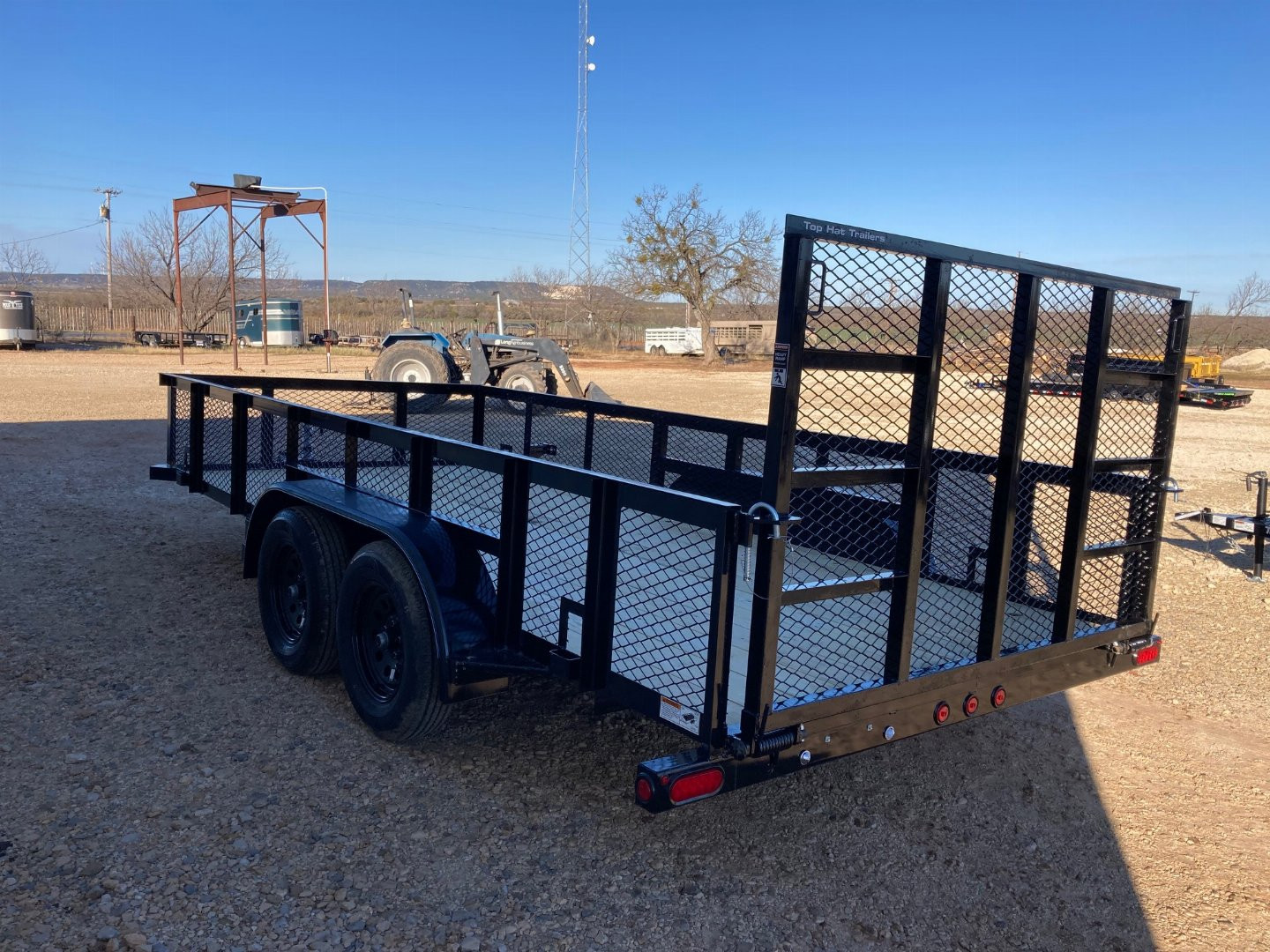 New 2025 Top Hat RAX16X83 Utility Trailer