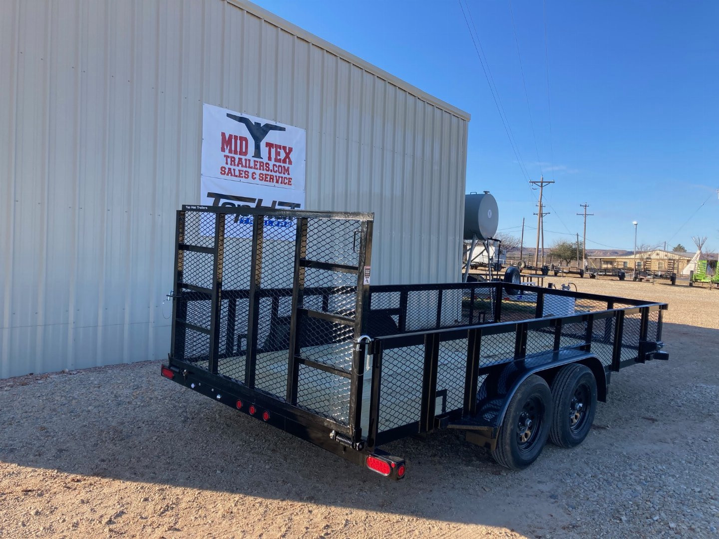 New 2025 Top Hat RAX16X83 Utility Trailer