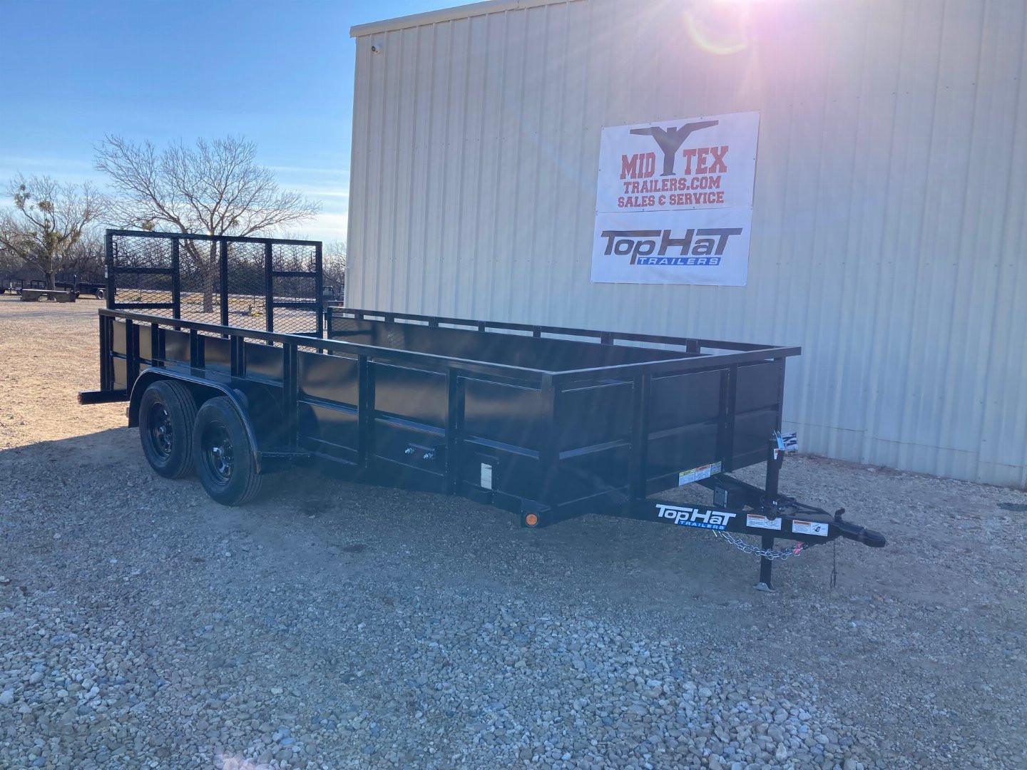 New Rental 2025 Top Hat RA16X83 Utility Trailer
