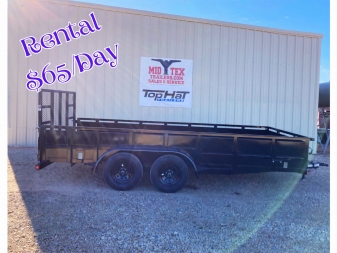New Rental 2025 Top Hat RA16X83 Utility Trailer