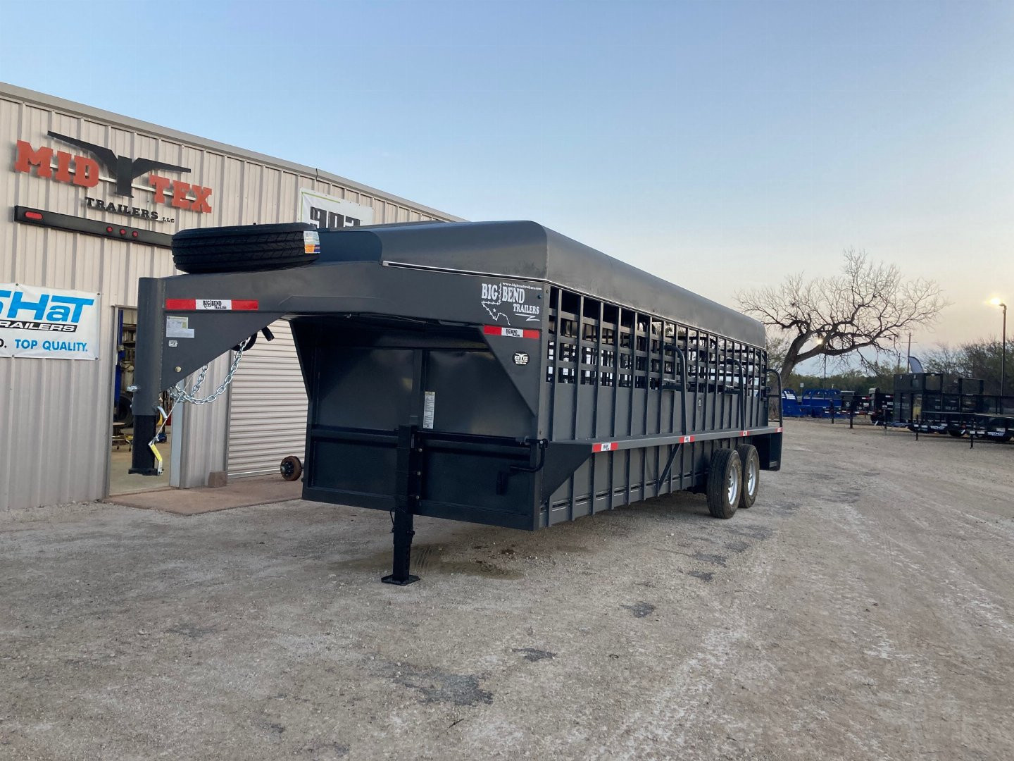 New 2025 Big Bend 24'X6'8" Stock Trailer