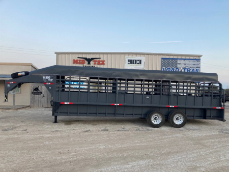 New 2025 Big Bend 24'X6'8" Stock Trailer