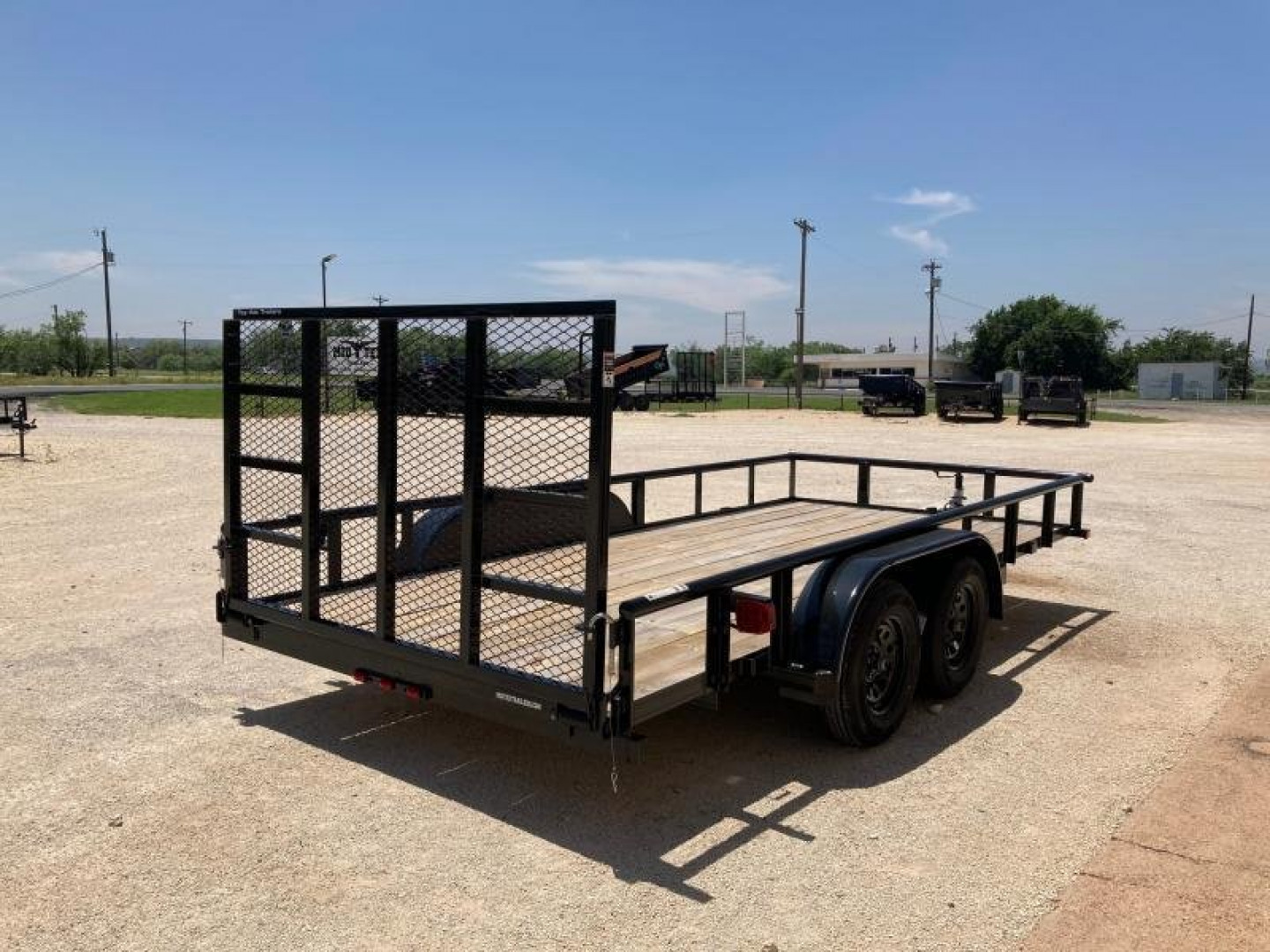 New 2025 Top Hat MP 16*83 Utility Trailer W/Gate