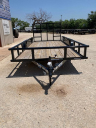 New 2025 Top Hat MP 16*83 Utility Trailer W/Gate