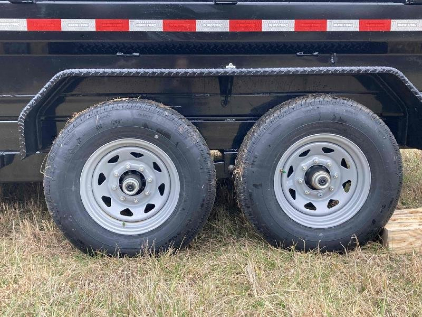 New Sure-Trac 7x14 Low Profile Telescopic Lift  Dump Trailer