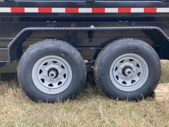 New Sure-Trac 7x14 Low Profile Telescopic Lift  Dump Trailer