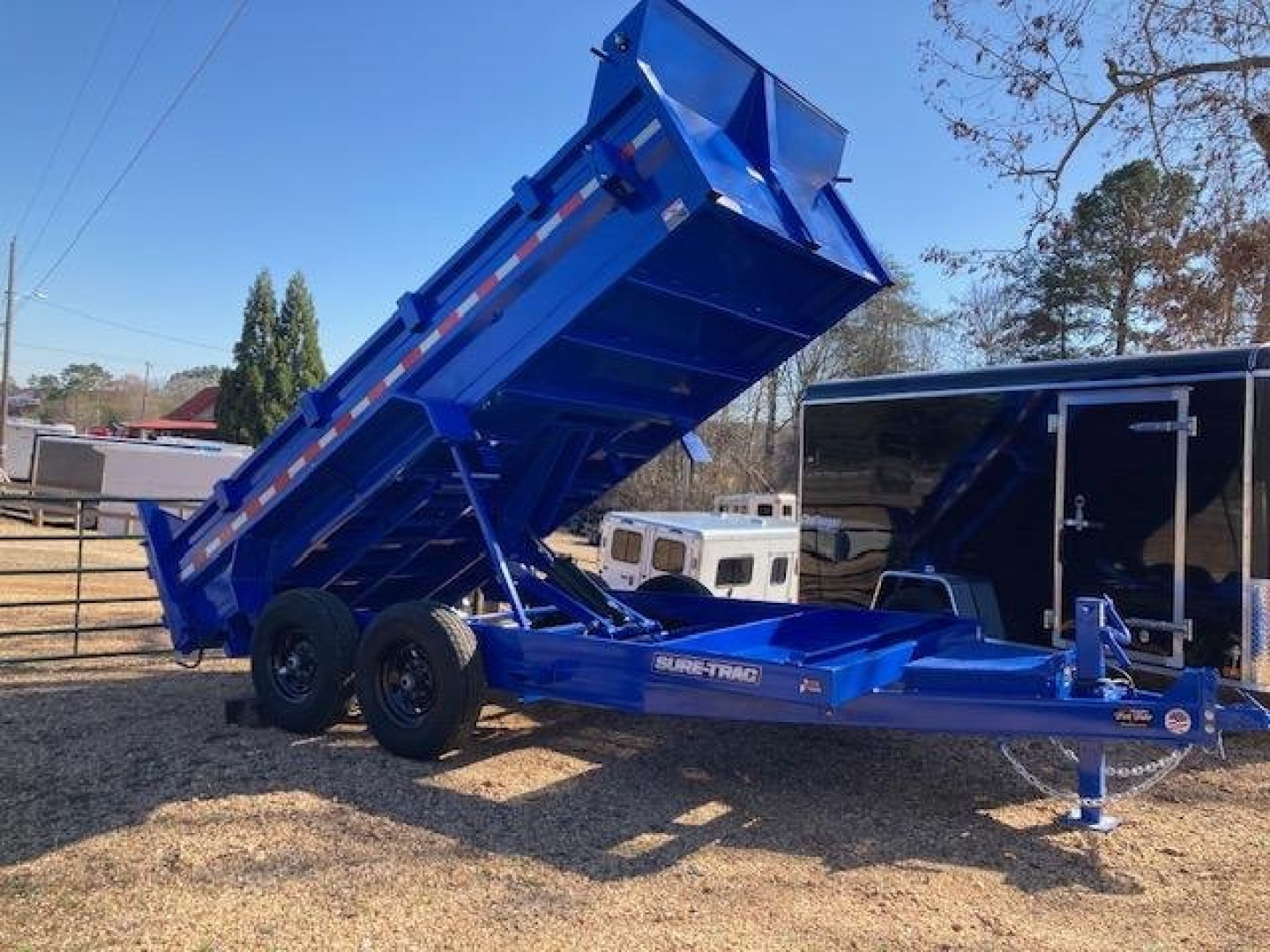 New 2026 Sure-Trac 7x14 Low Profile Dump Trailer