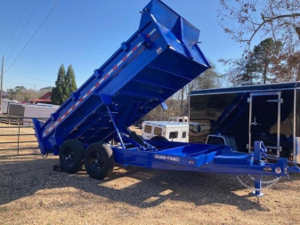 New 2026 Sure-Trac 7x14 Low Profile Dump Trailer