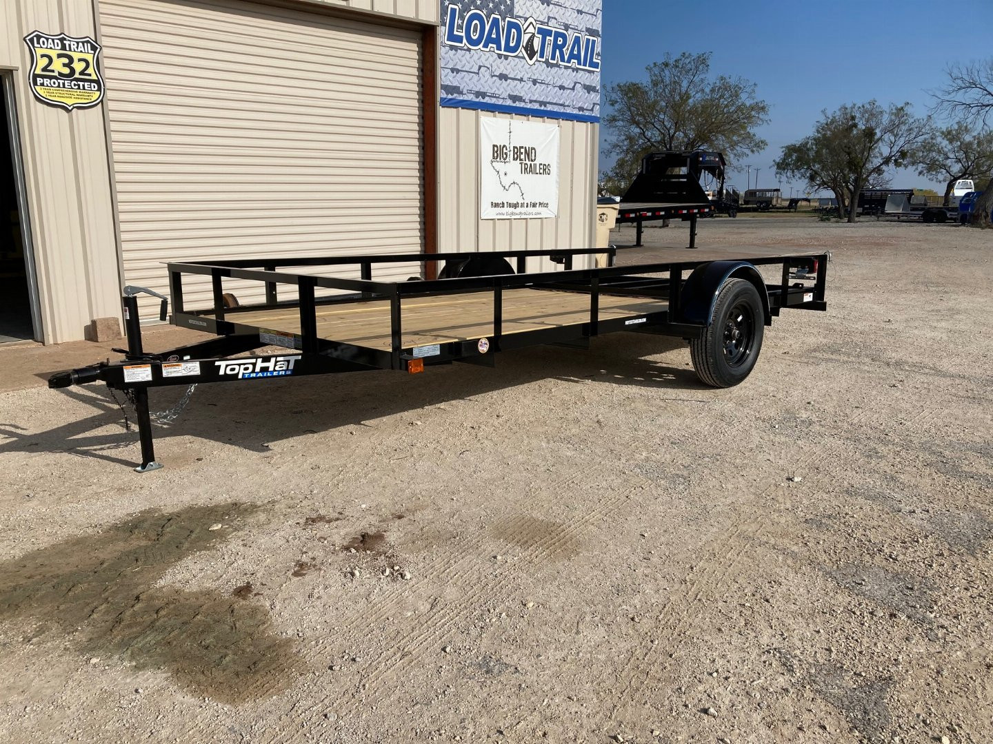 New 2025 Top Hat DSA 14'X77" Utility Trailer